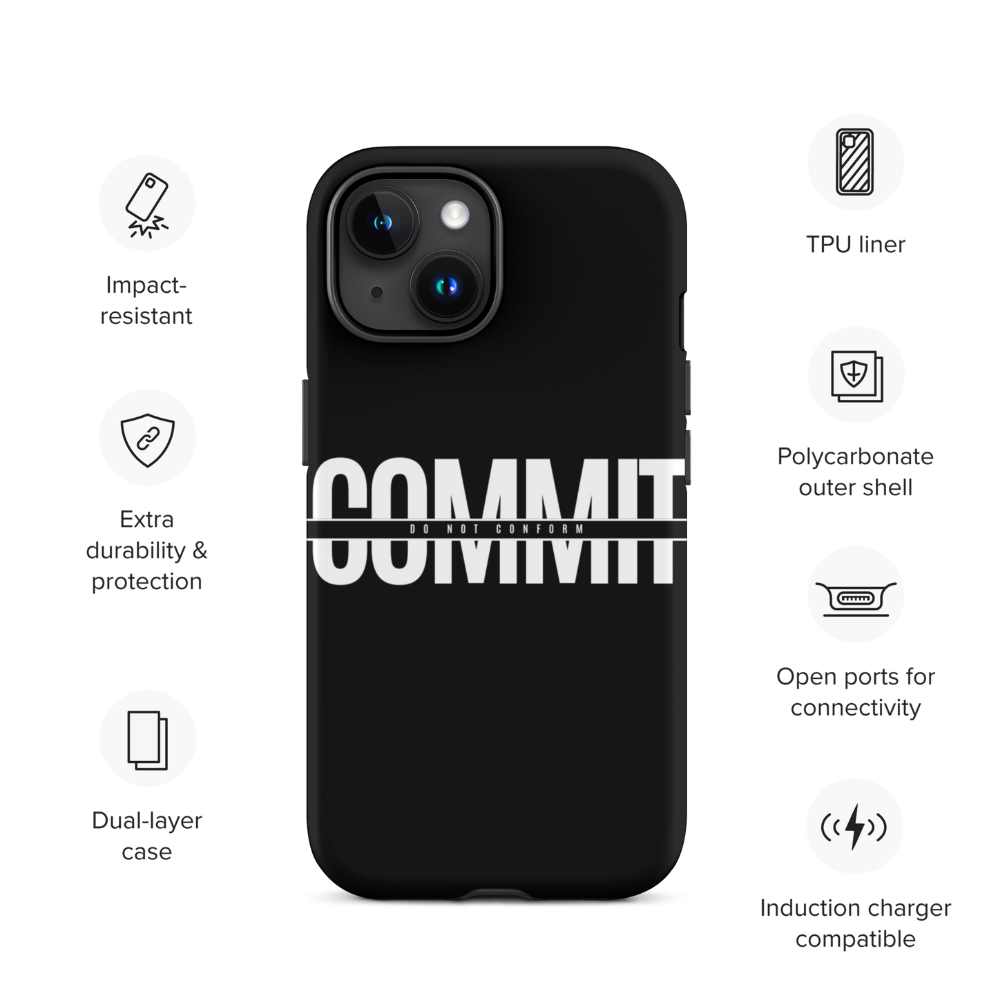 Commit Tough Case for iPhone®