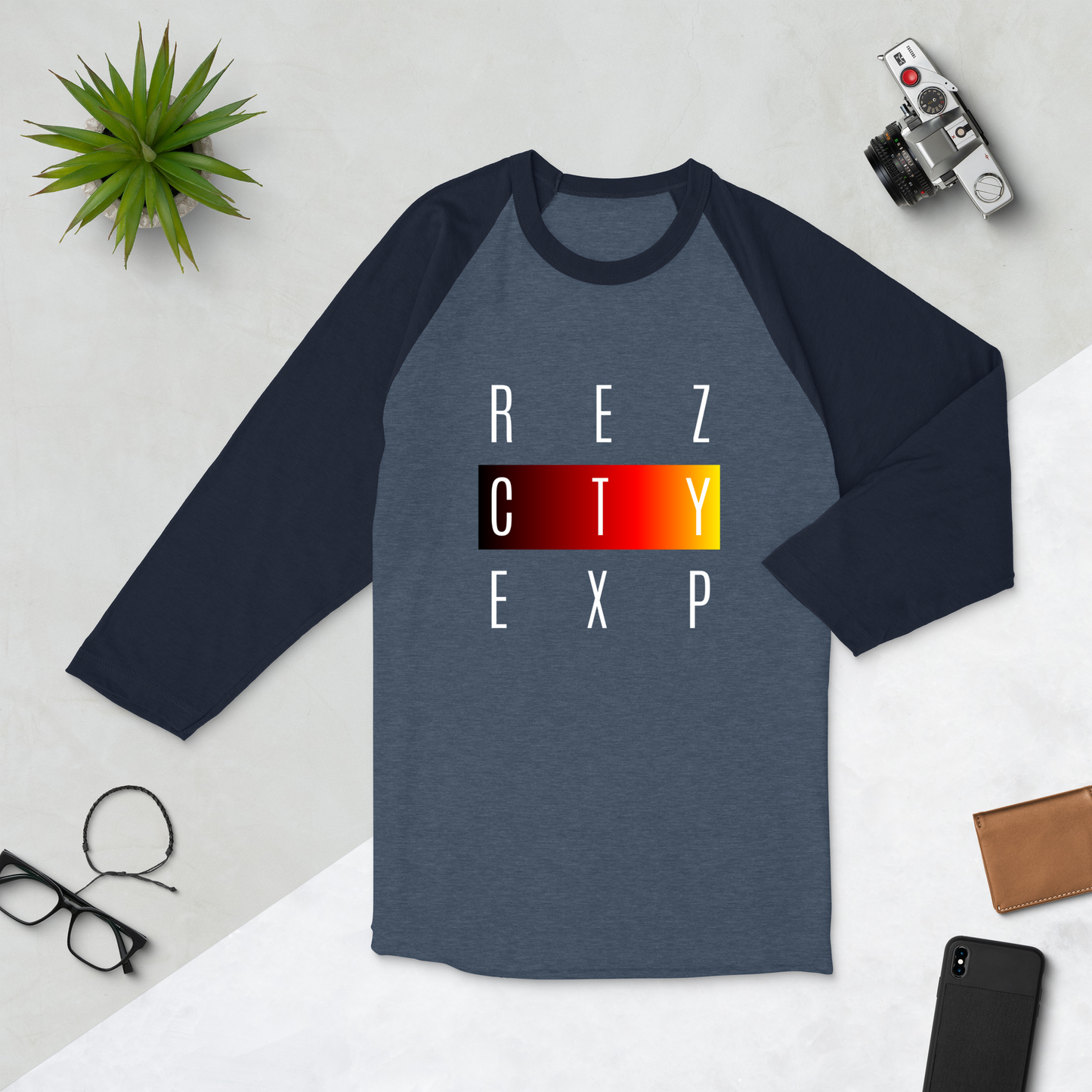 REZ EXP Unisex 3/4 Sleeve Shirt