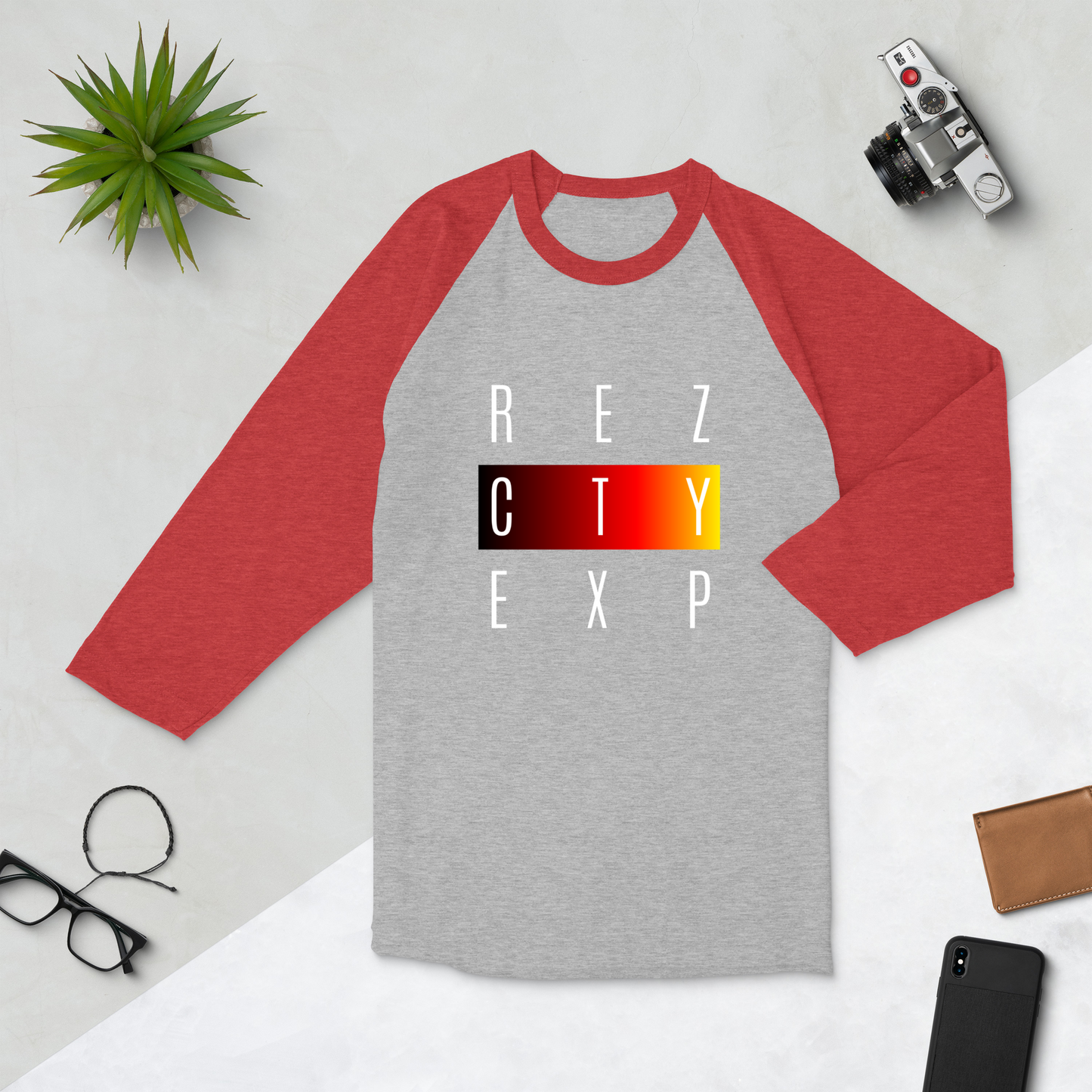 REZ EXP Unisex 3/4 Sleeve Shirt