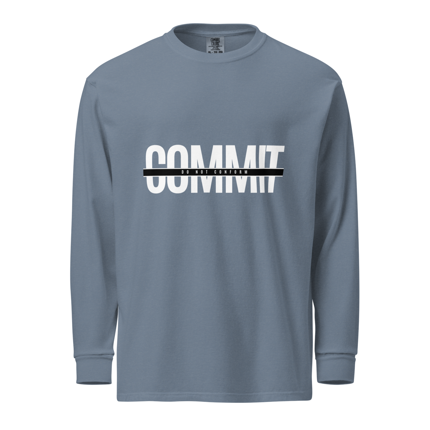 Commit Garment-dyed Heavyweight Long-sleeve Shirt