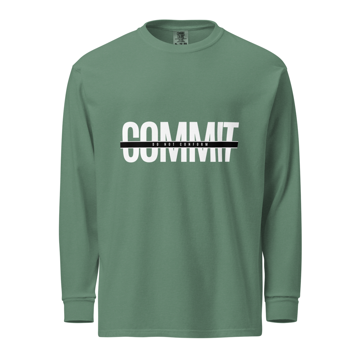 Commit Garment-dyed Heavyweight Long-sleeve Shirt
