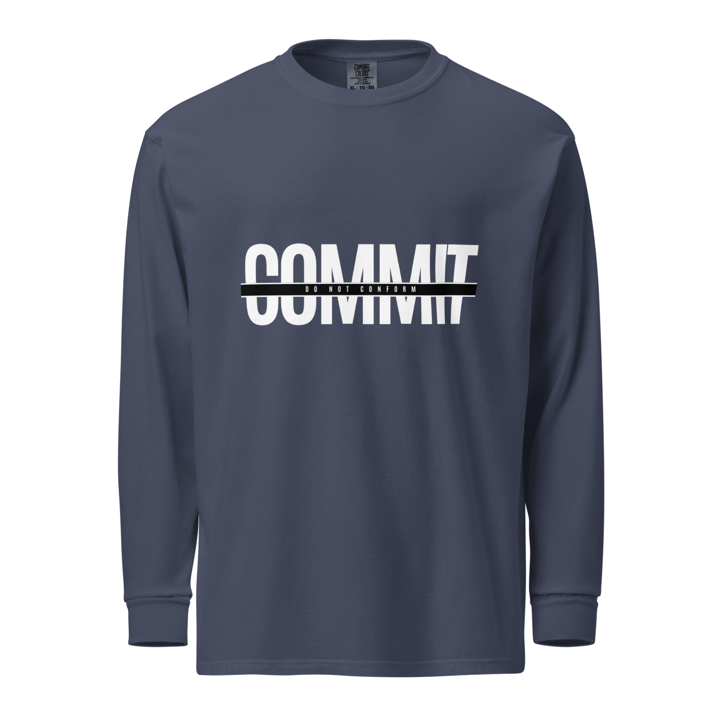 Commit Garment-dyed Heavyweight Long-sleeve Shirt