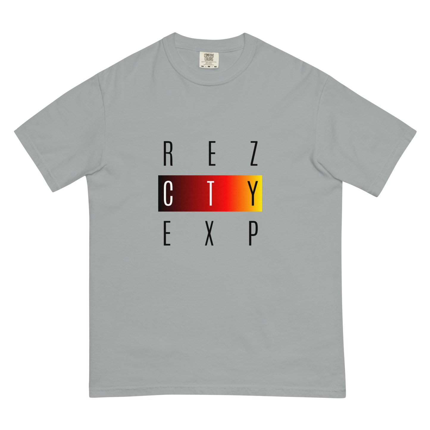REZ EXP Black Font Unisex Heavyweight t-shirt
