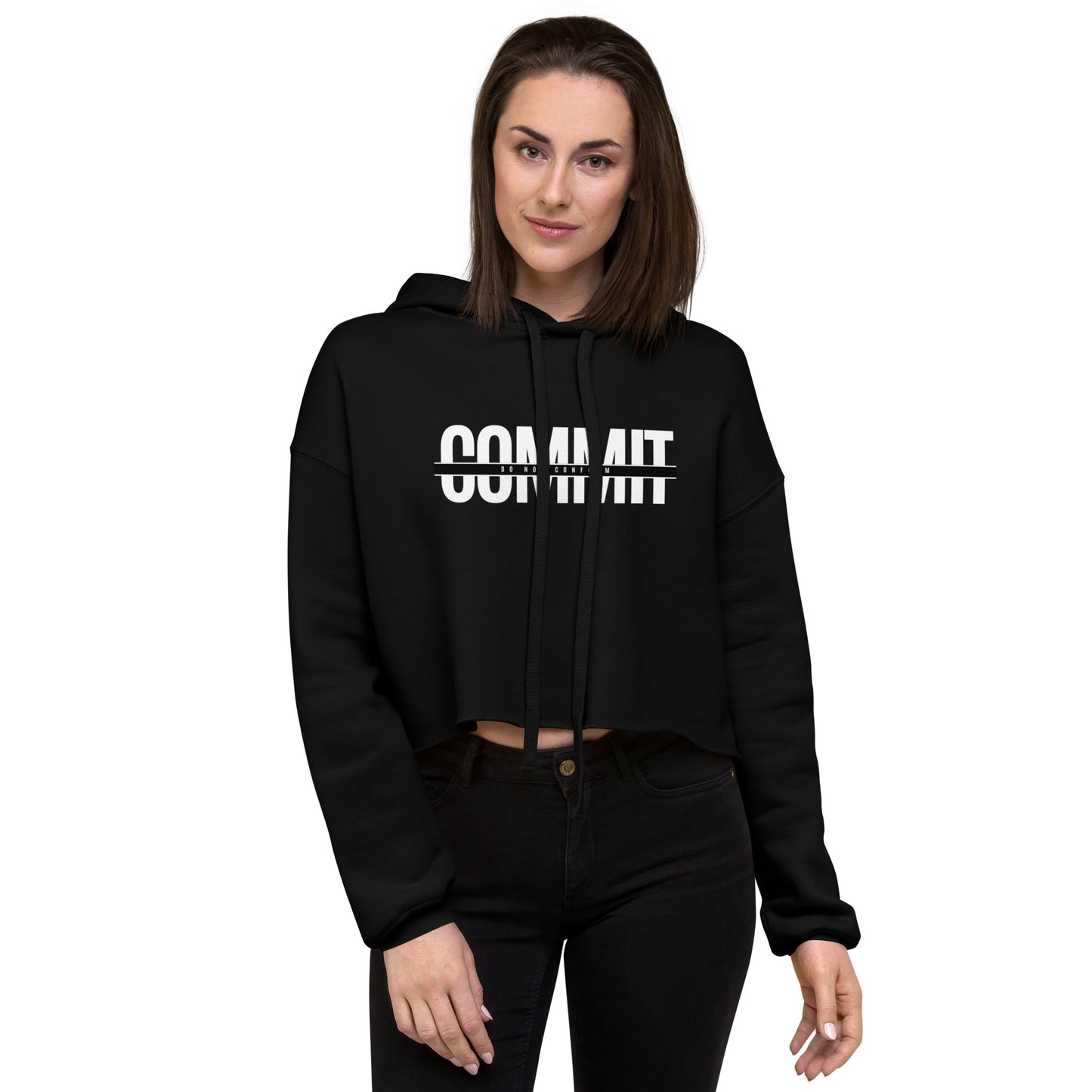 Commit Women's Crop Hoodie