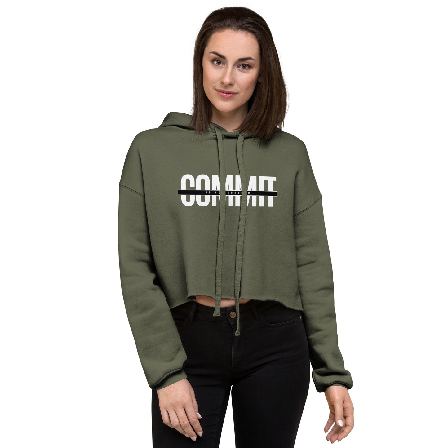 Commit Women's Crop Hoodie