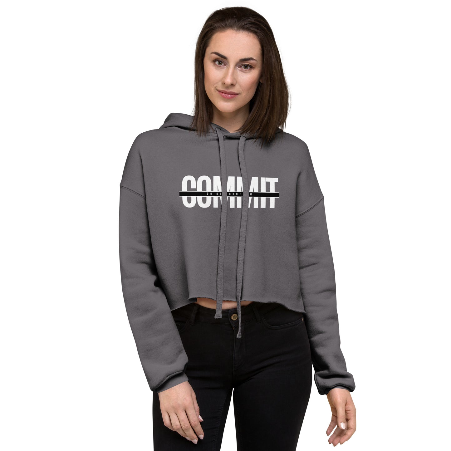Commit Women's Crop Hoodie