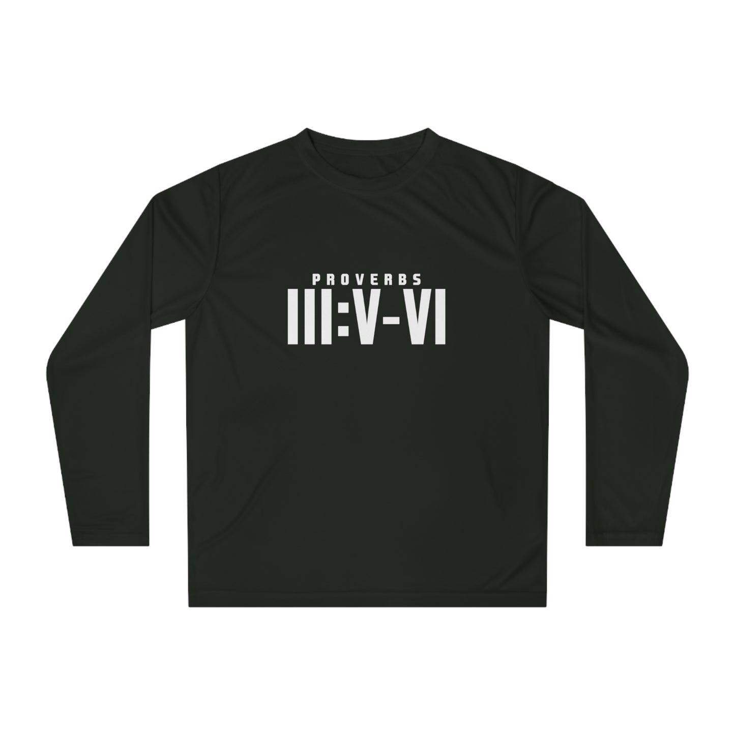 Proverbs 356 Athletic Long Sleeve Shirt — 2026 Faith Tee