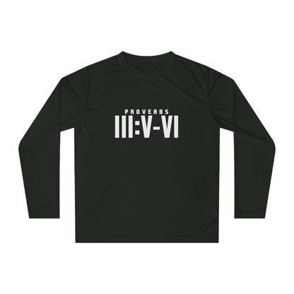 Proverbs 356 Athletic Long Sleeve Shirt — 2026 Faith Tee