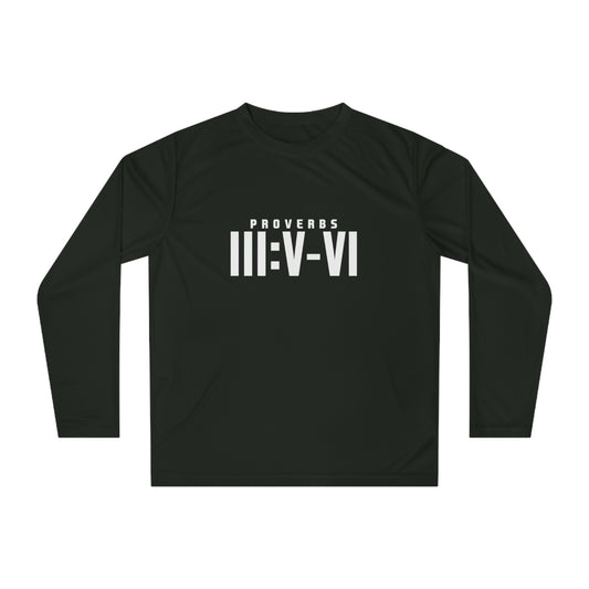 Proverbs 356 Athletic Long Sleeve Shirt — 2026 Faith Tee