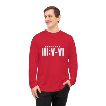 Proverbs 356 Athletic Long Sleeve Shirt — 2026 Faith Tee