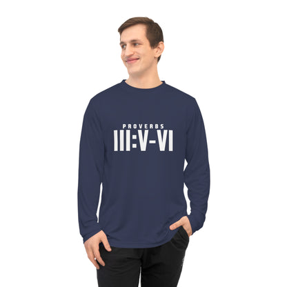 Proverbs 356 Athletic Long Sleeve Shirt — 2026 Faith Tee