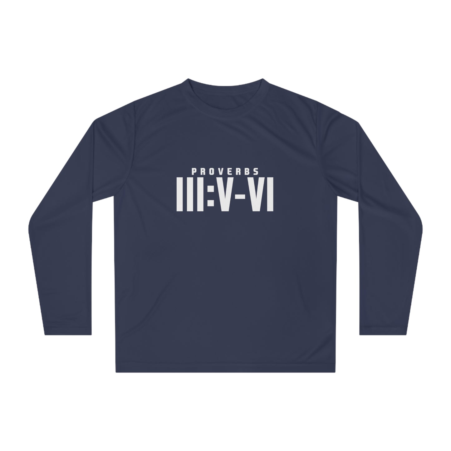 Proverbs 356 Athletic Long Sleeve Shirt — 2026 Faith Tee