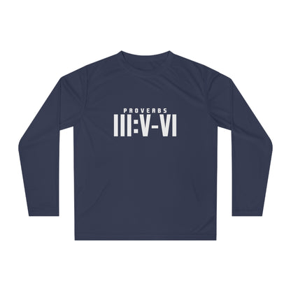Proverbs 356 Athletic Long Sleeve Shirt — 2026 Faith Tee