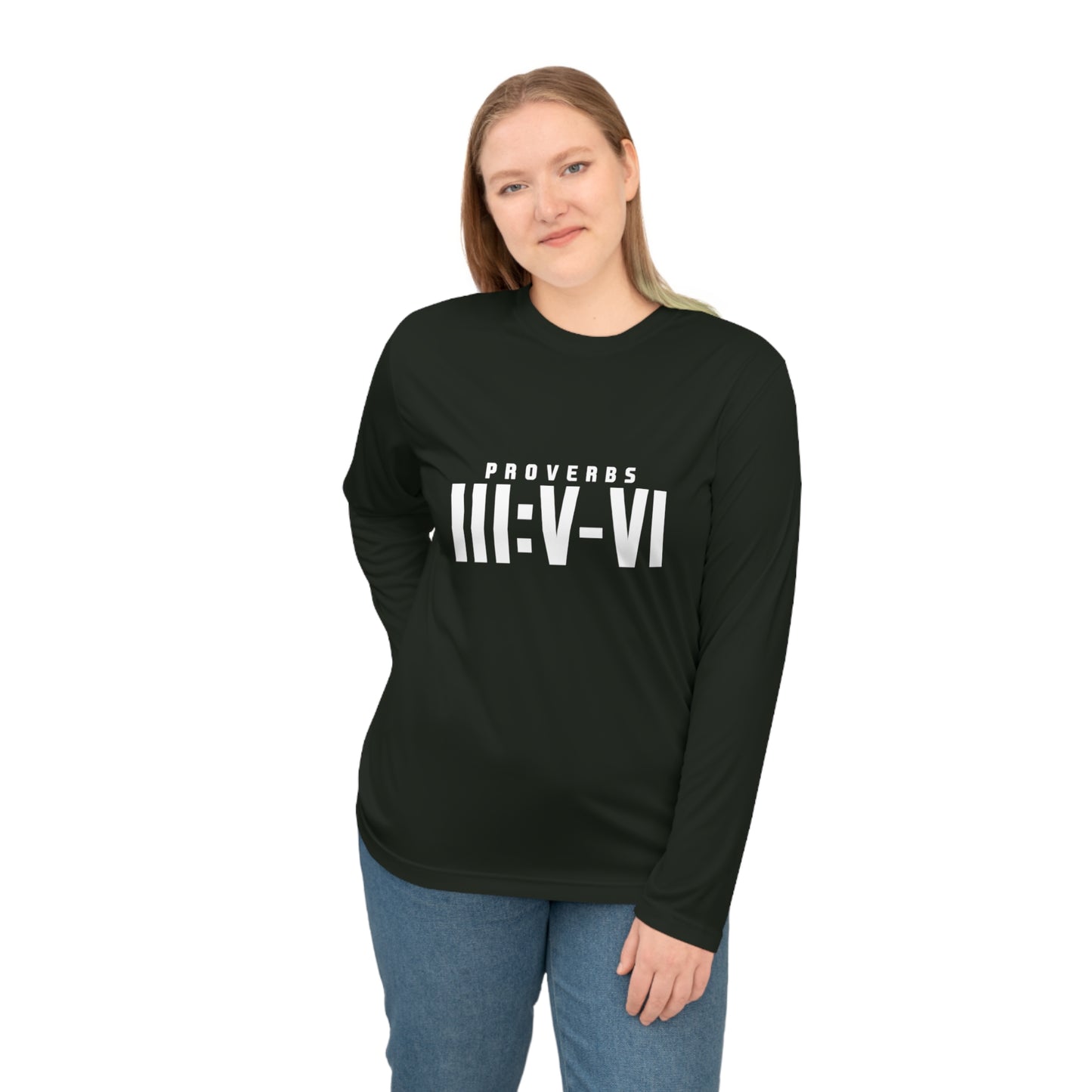 Proverbs 356 Athletic Long Sleeve Shirt — 2026 Faith Tee
