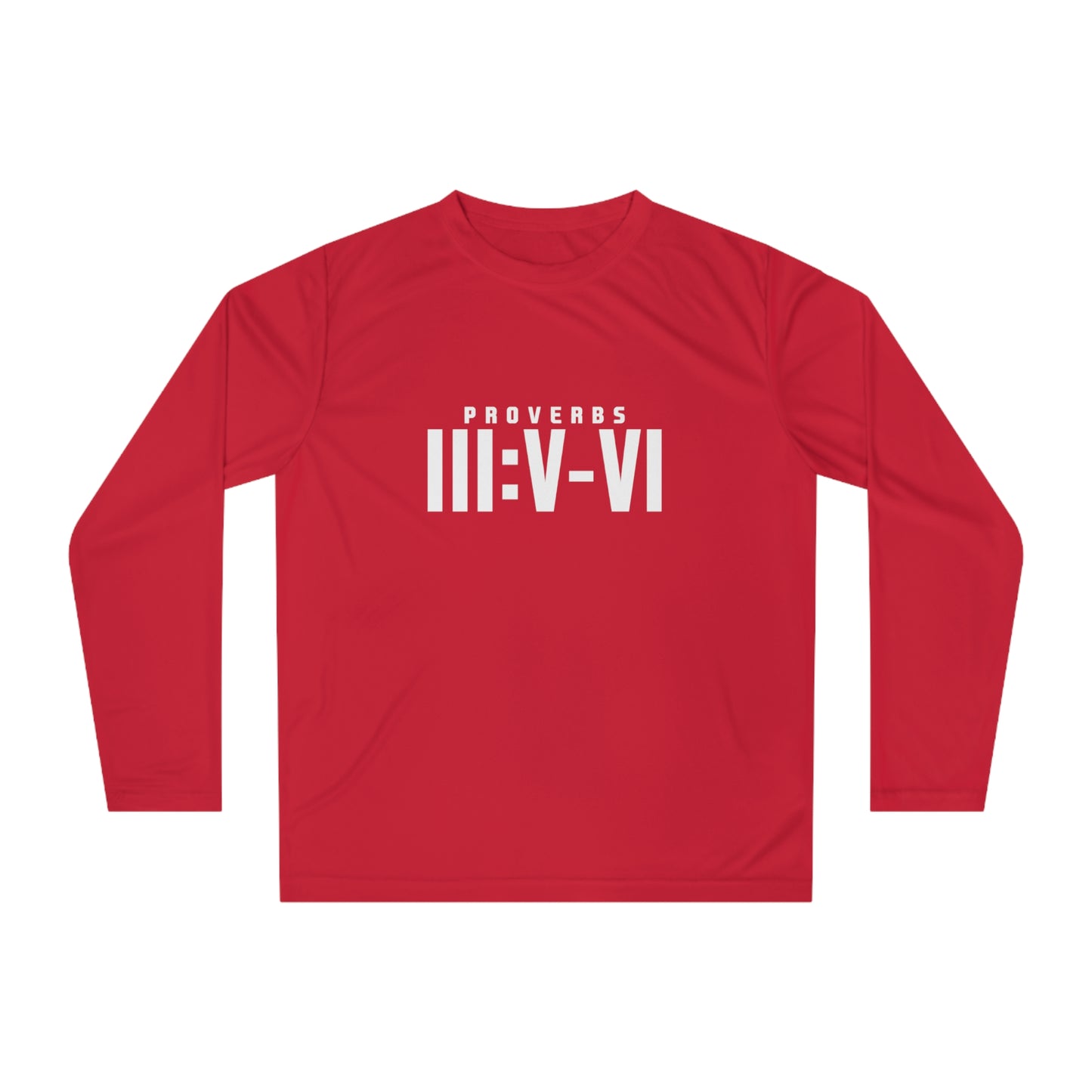 Proverbs 356 Athletic Long Sleeve Shirt — 2026 Faith Tee