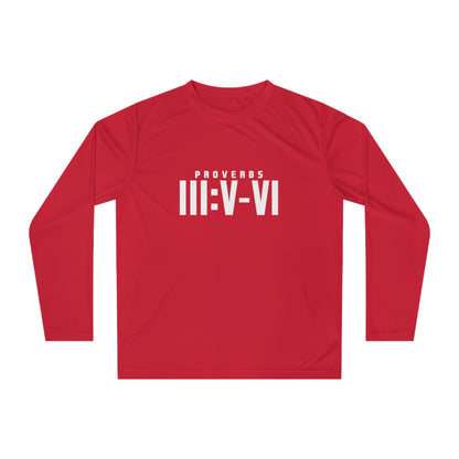 Proverbs 356 Athletic Long Sleeve Shirt — 2026 Faith Tee