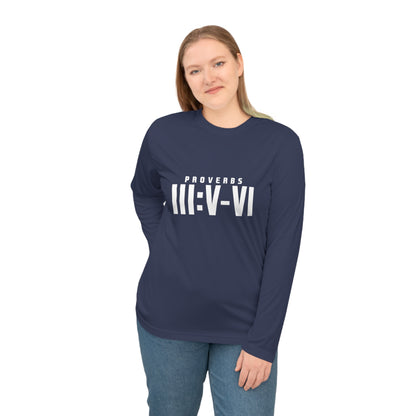 Proverbs 356 Athletic Long Sleeve Shirt — 2026 Faith Tee