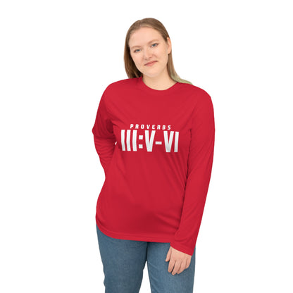 Proverbs 356 Athletic Long Sleeve Shirt — 2026 Faith Tee