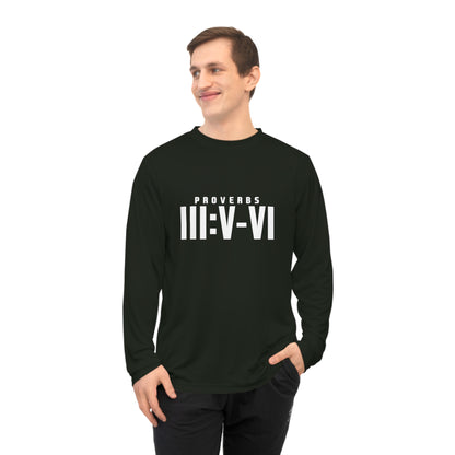 Proverbs 356 Athletic Long Sleeve Shirt — 2026 Faith Tee