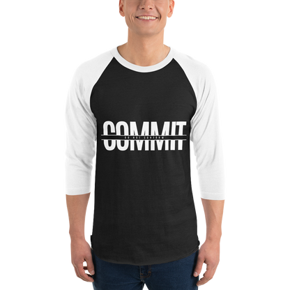 Commit Theme 3/4 sleeve raglan shirt