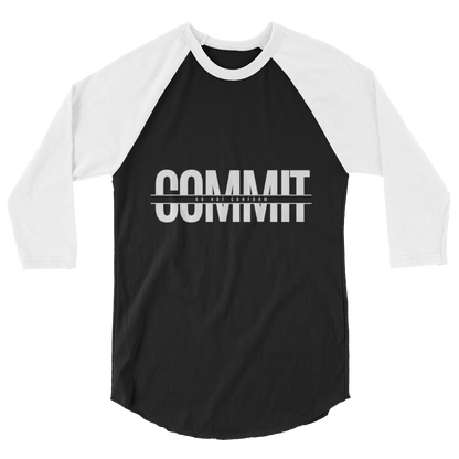 Commit Theme 3/4 sleeve raglan shirt