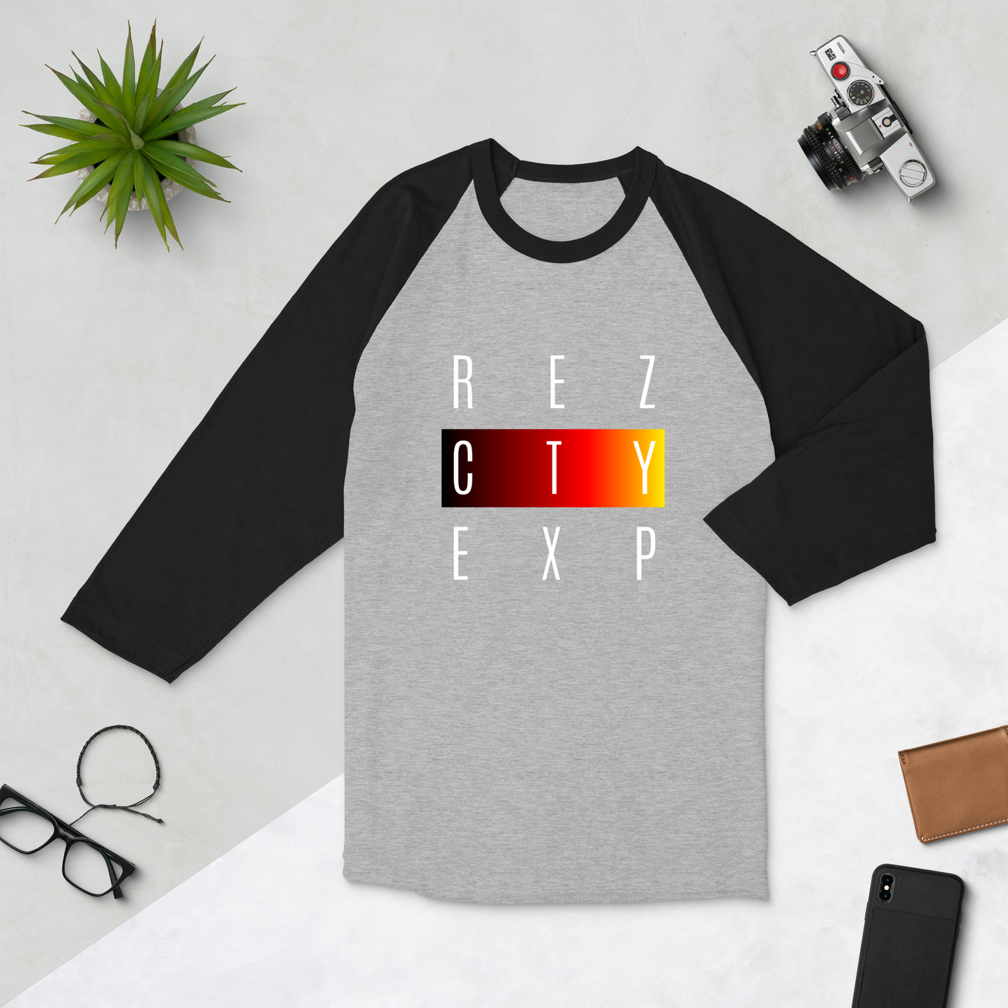 REZ EXP Unisex 3/4 Sleeve Shirt