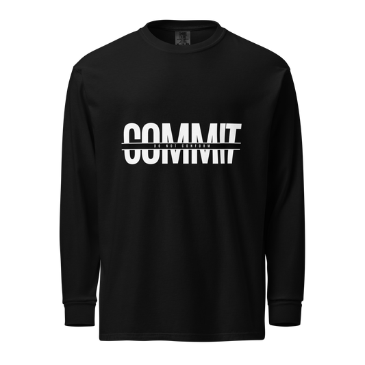 Commit Garment-dyed Heavyweight Long-sleeve Shirt