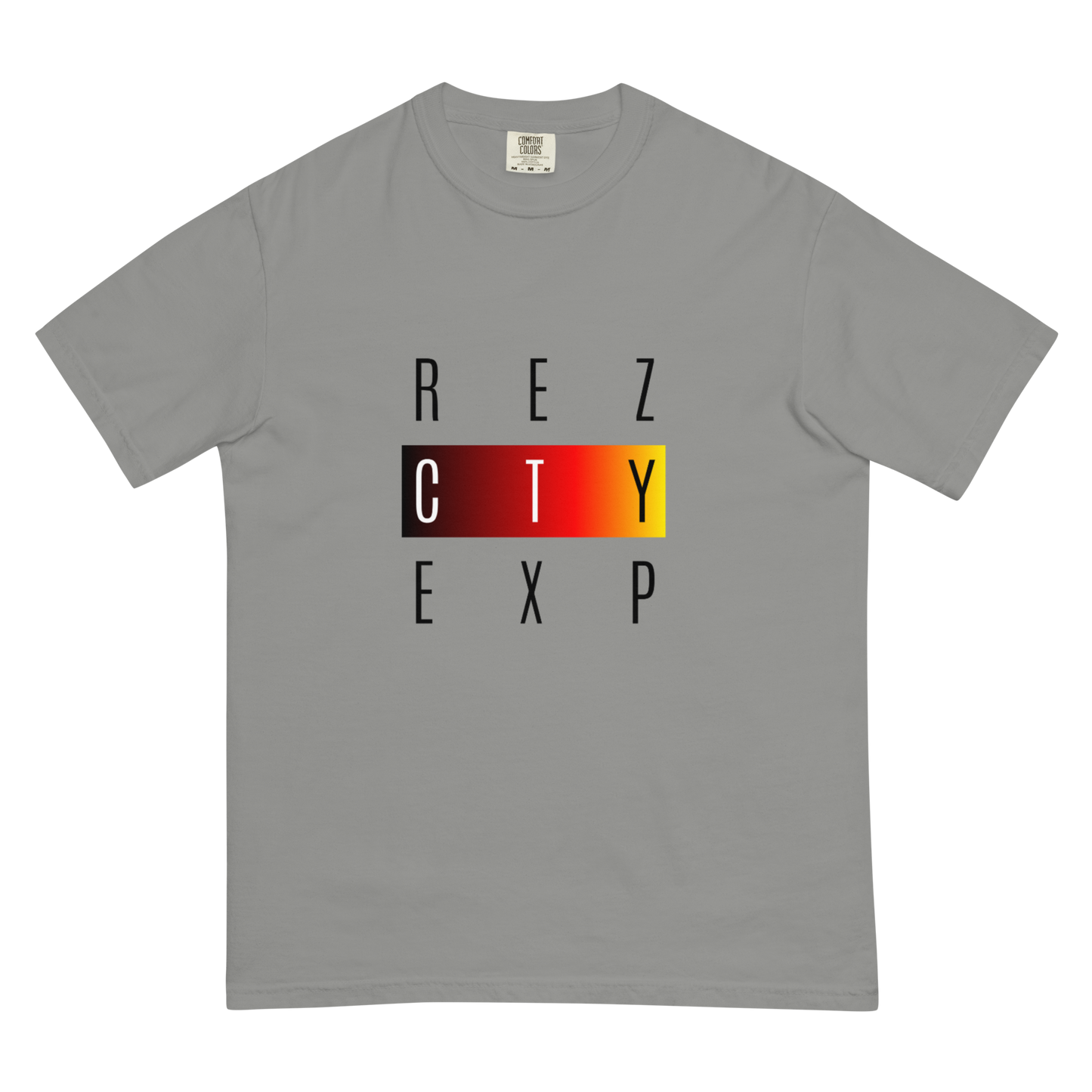 REZ EXP Black Font Unisex Heavyweight t-shirt